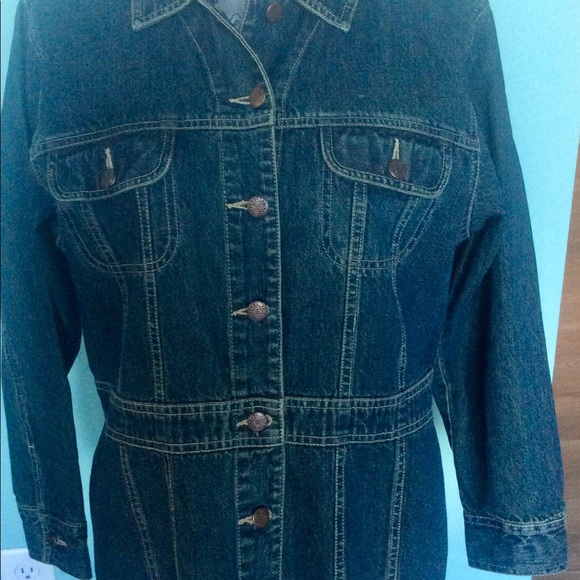 BILL BLASS Vintage Denim Jacket size PL - Picture 2 of 12